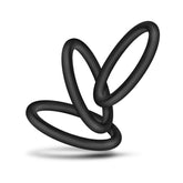 Performance - VS1 Pure Premium Silicone Cock Rings - Medium - Black